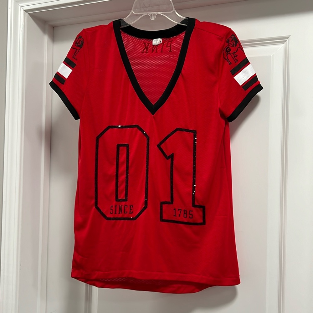 Uga bulldogs jersey PINK